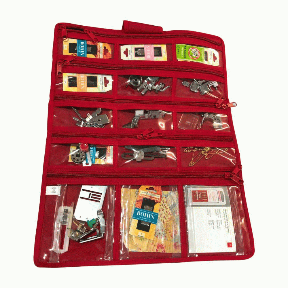 Yazzii Sewing Machine Feet Organiser - Fuchsia