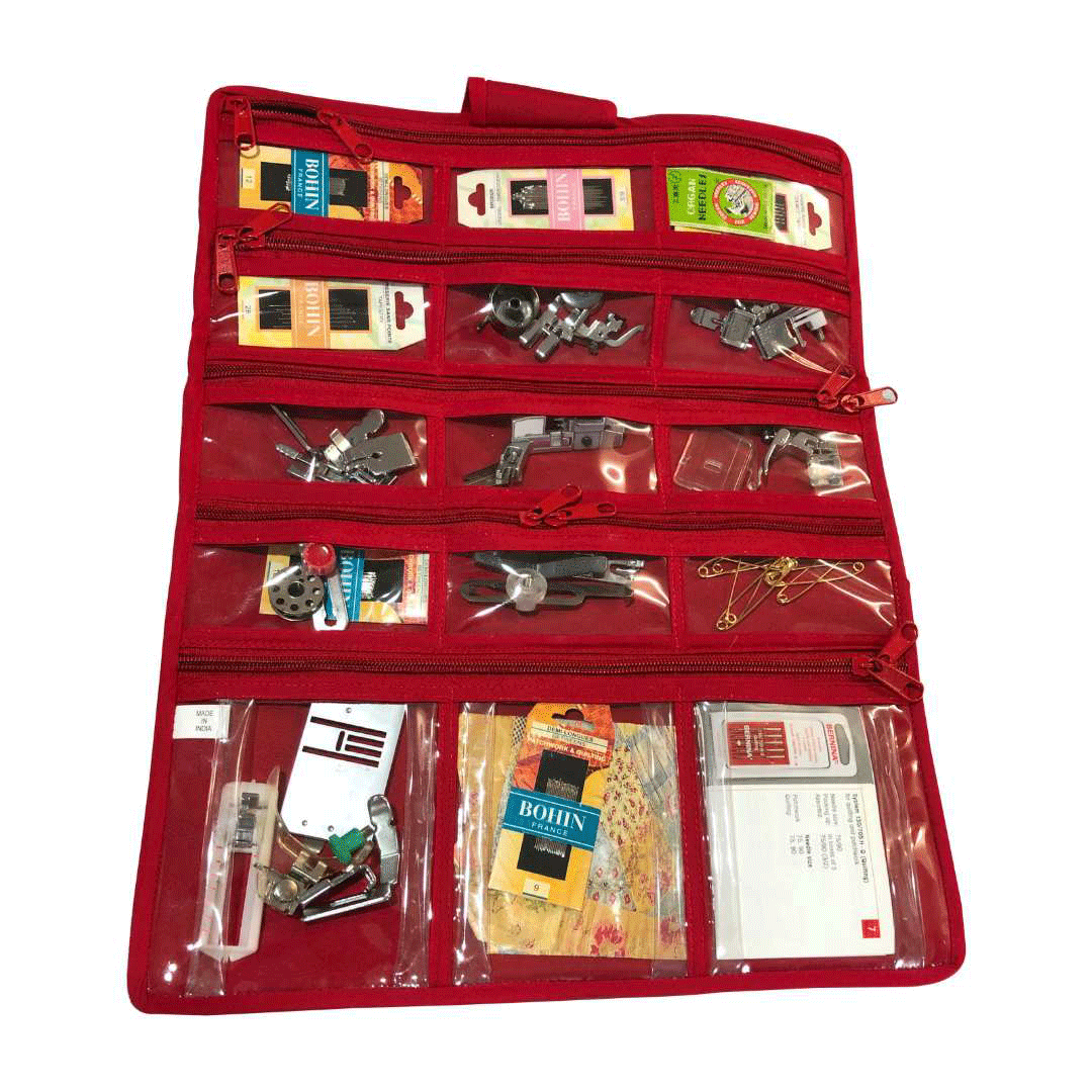 Yazzii Sewing Machine Feet Organiser - Fuchsia