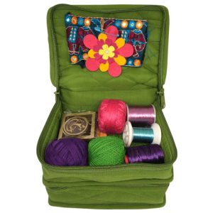 Yazzii Deluxe Double Organiser - Green