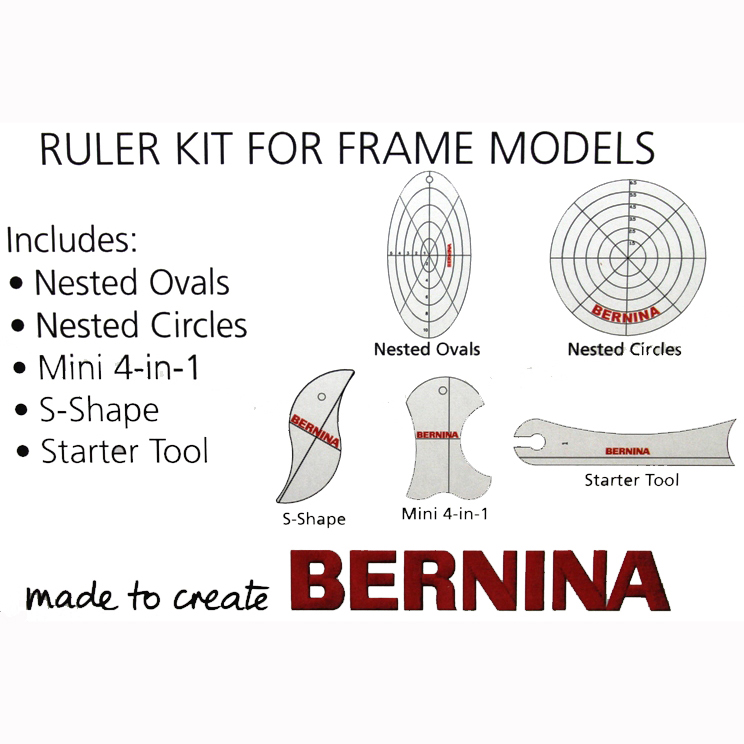 Bernina Ruler Set B Frame Models
